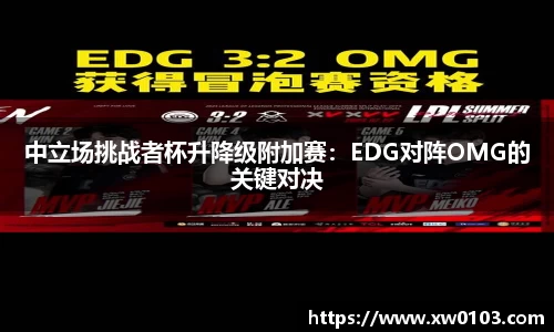中立场挑战者杯升降级附加赛：EDG对阵OMG的关键对决
